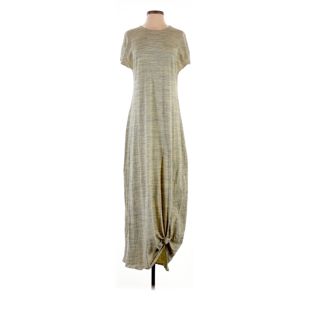 LuLaRoe Maria dress size medium tan and black